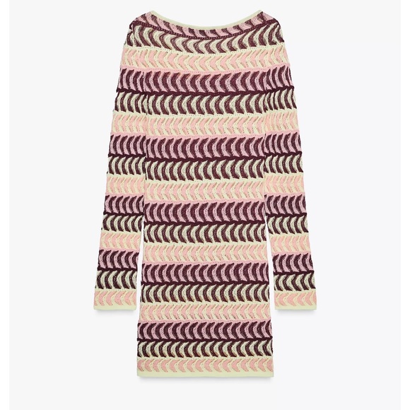 Chic Multicolor Knit Dress - Picture 4 of 4